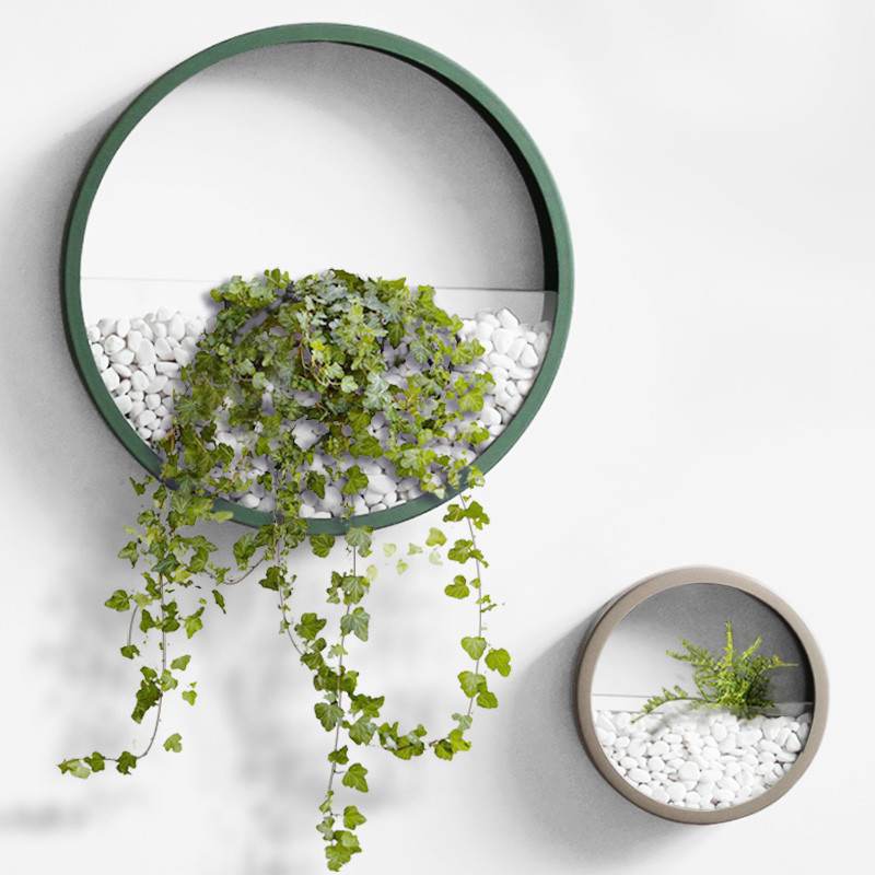 Sustainable Living Eco Friendly - مزهريات حائط معدنية على الطراز الحديث